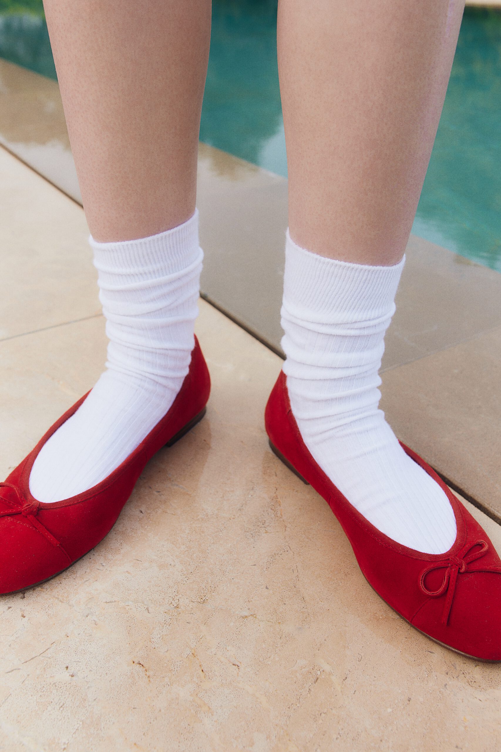 leather ballet flats