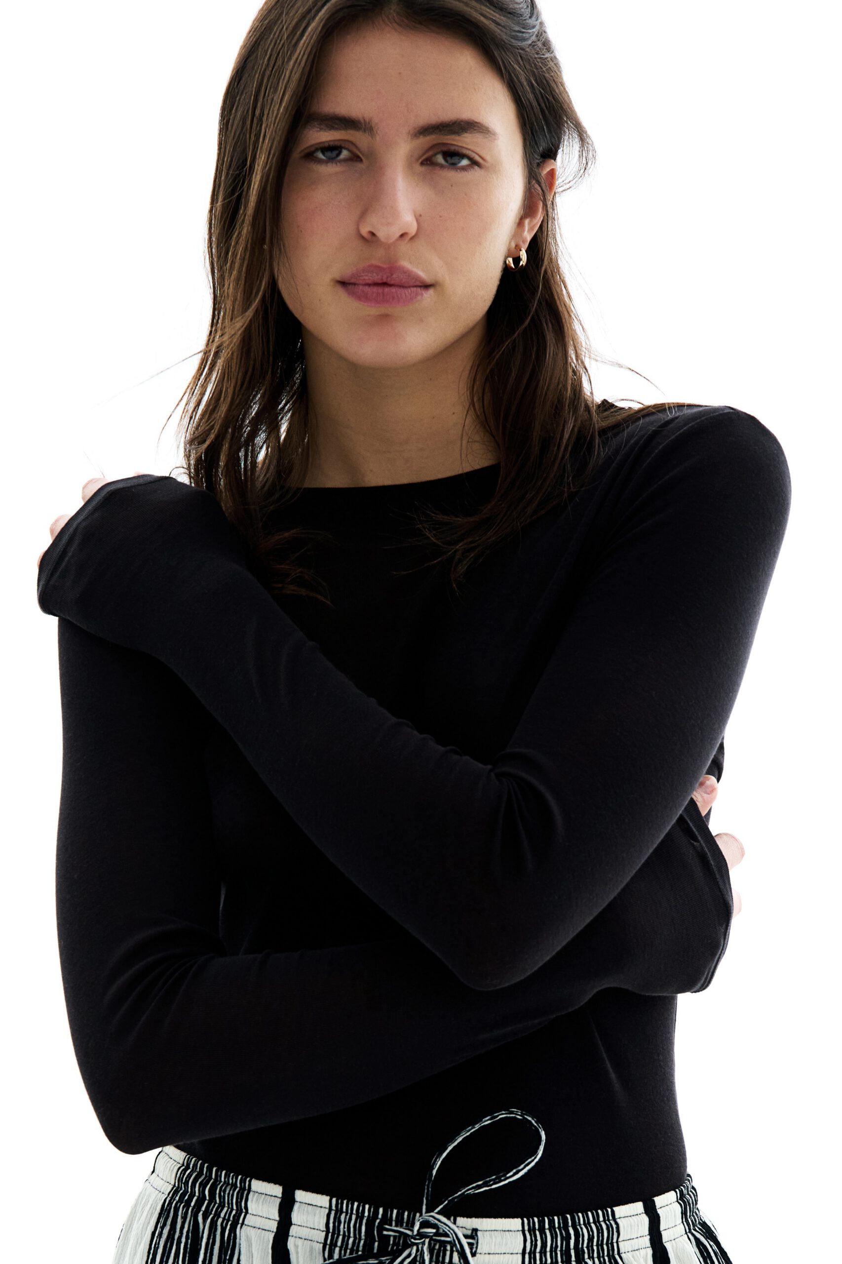 pima cotton jersey top