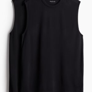 2 pack regular fit activewear tanks with drymove™