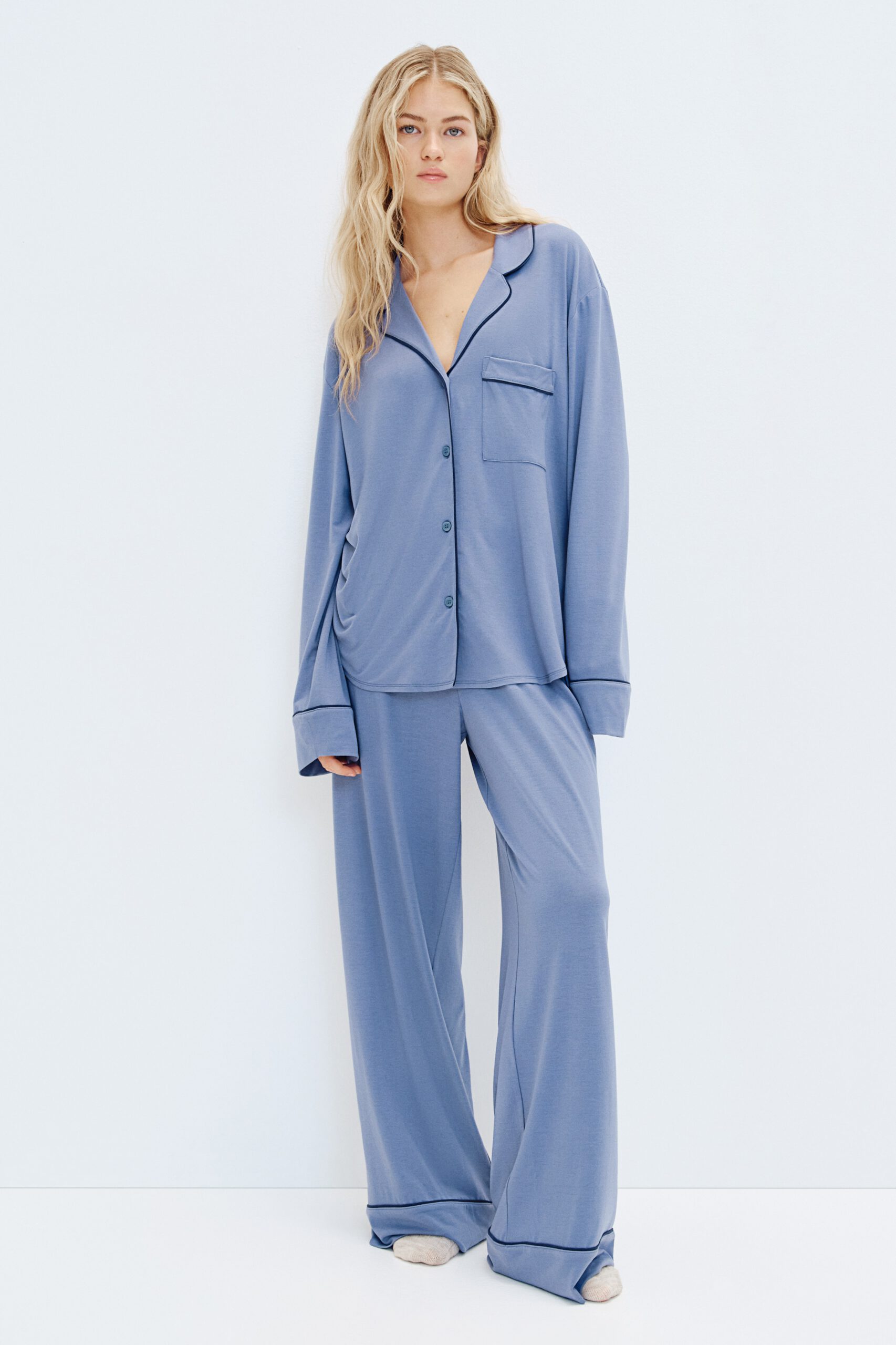viscose blend pyjama set