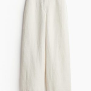 linen blend pants