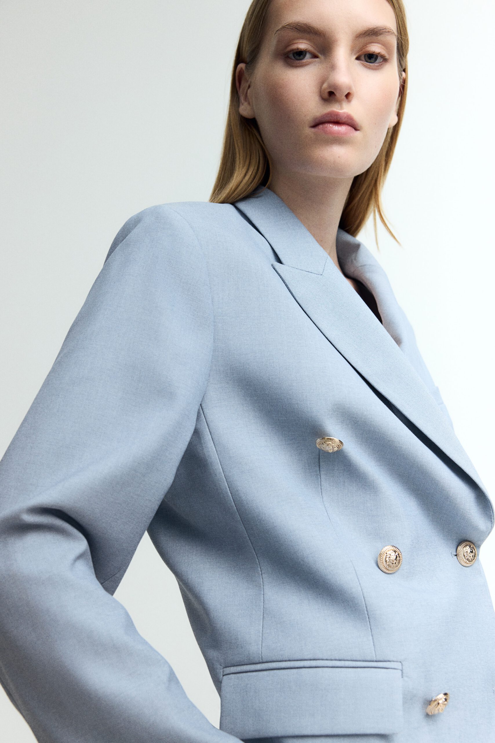 double breasted blazer