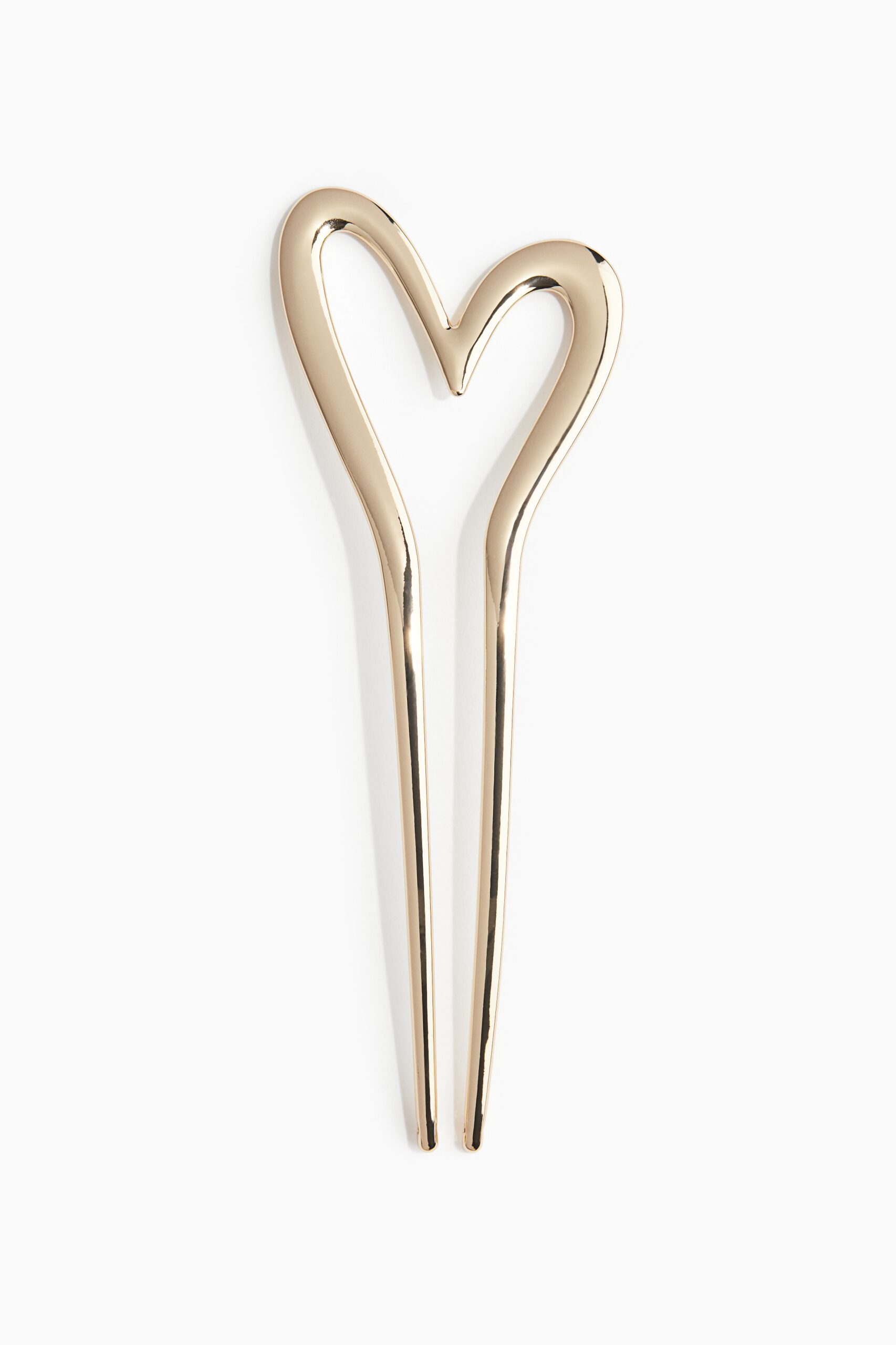 heart shaped hair pin