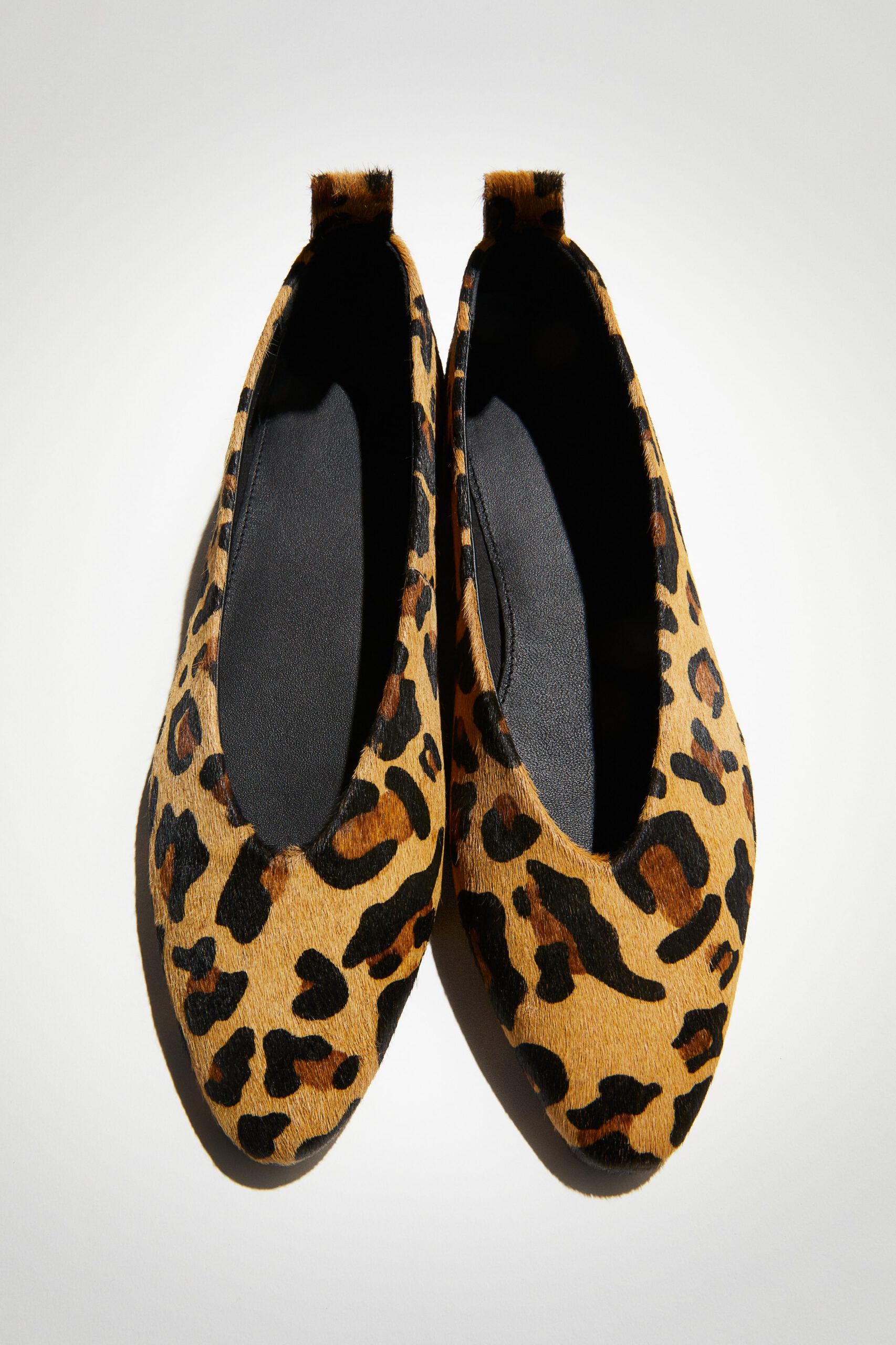 leather ballet flats