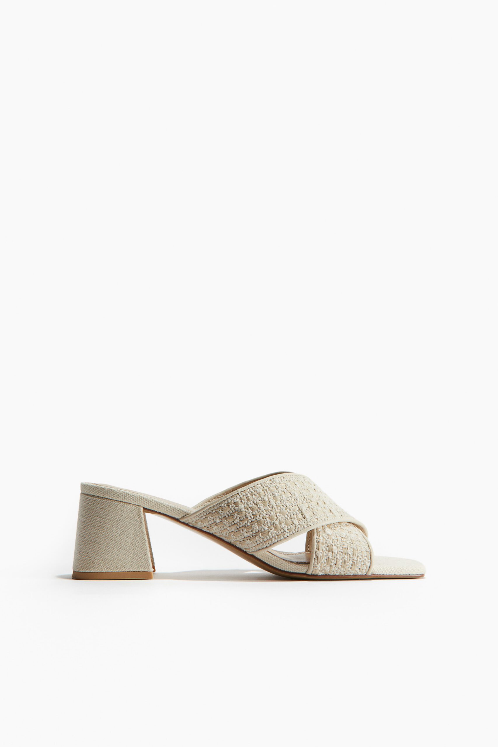 textured mules