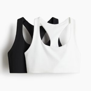 2 pack medium support sports bras