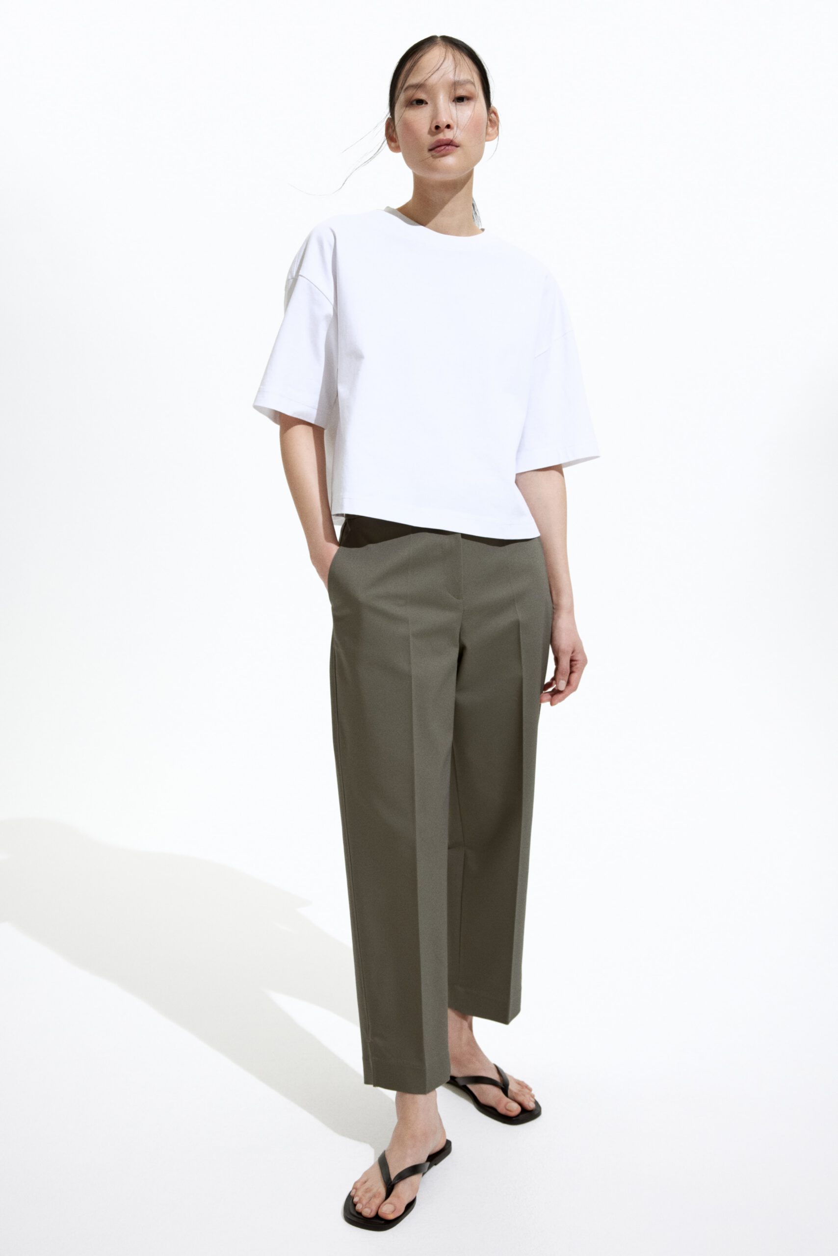 tailored cigarette pants